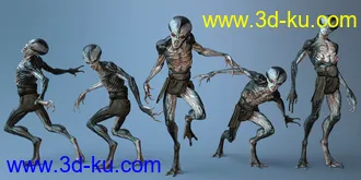 Unearthly Poses and Expressions for Genesis 8模型的图片9