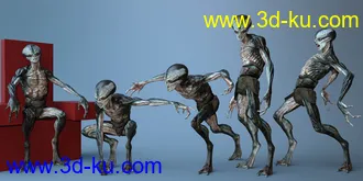 3D打印模型Unearthly Poses and Expressions for Genesis 8的图片