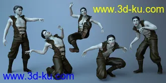 Unearthly Poses and Expressions for Genesis 8模型的图片13