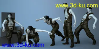 Unearthly Poses and Expressions for Genesis 8模型的图片15