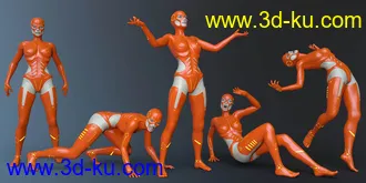 Unearthly Poses and Expressions for Genesis 8模型的图片17