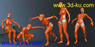 3D打印模型Unearthly Poses and Expressions for Genesis 8的图片