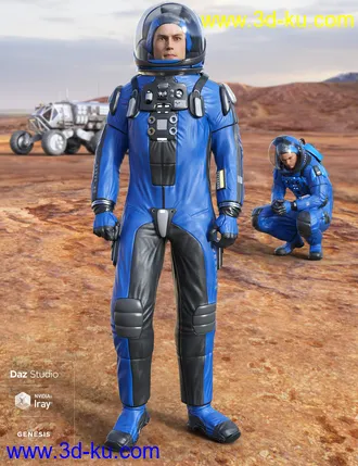 3D打印模型Universe Explorer for Genesis 8 Male(s)的图片