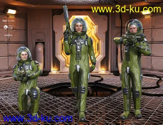 3D打印模型Universe Explorer for Genesis 8 Male(s)的图片
