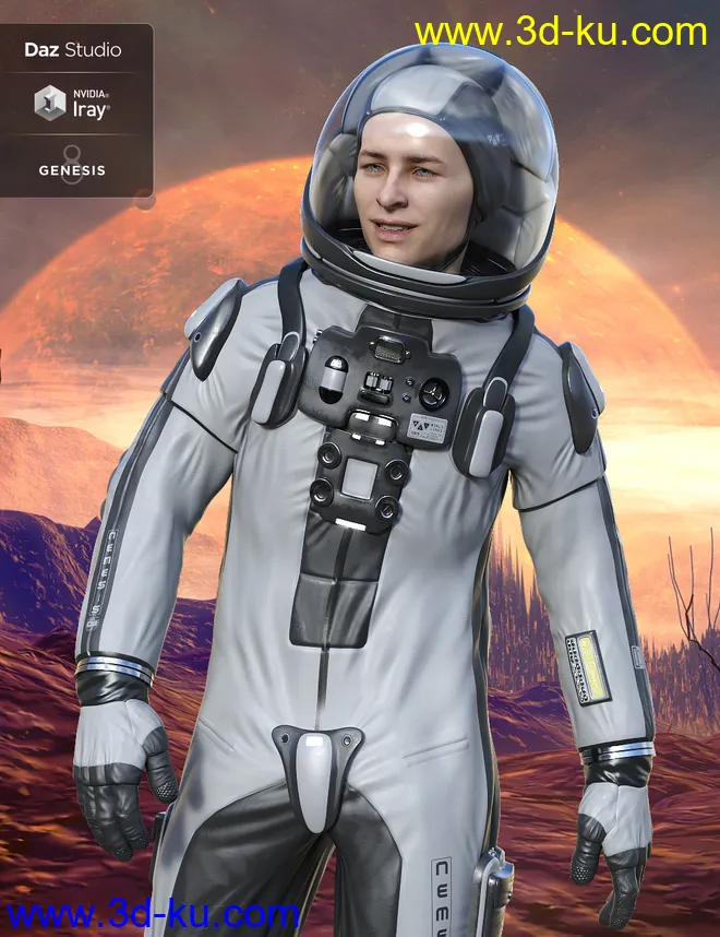 Universe Explorer for Genesis 8 Male(s)模型的图片6