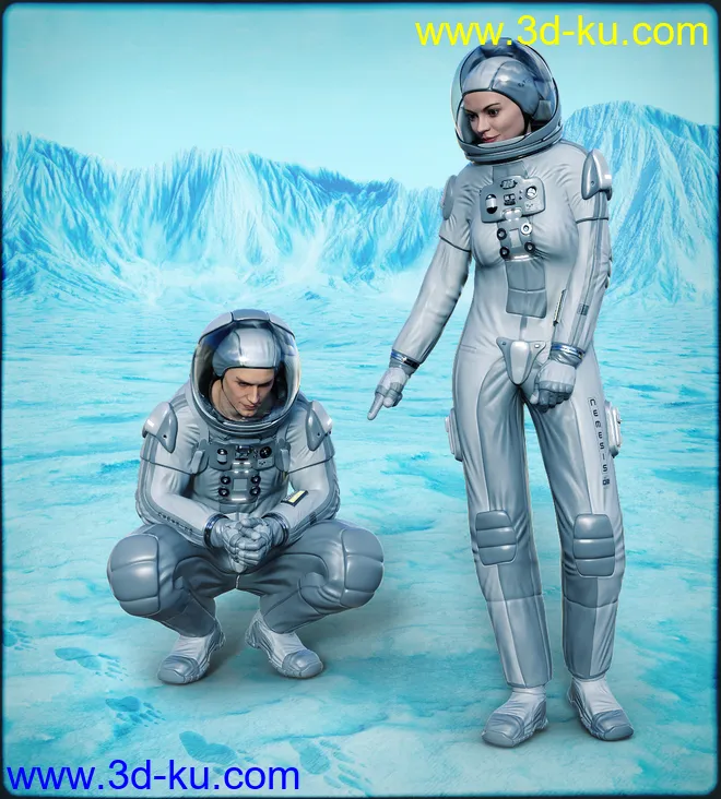 Universe Explorer for Genesis 8 Male(s)模型的图片9