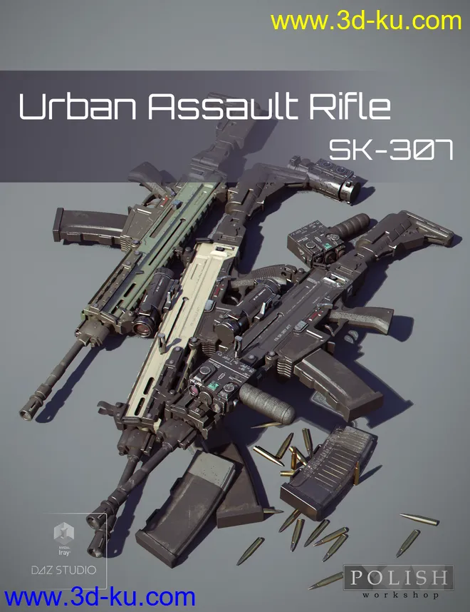 Urban Assault Rifle SK-307模型的图片1