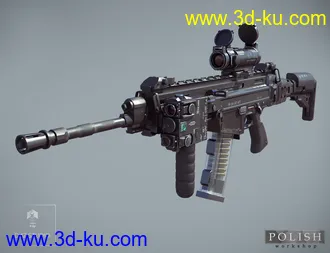 3D打印模型Urban Assault Rifle SK-307的图片