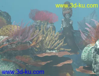 3D打印模型v176 Iray Coral Reef的图片