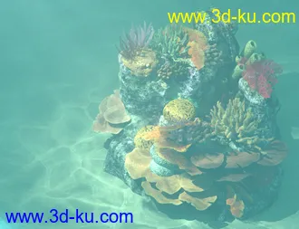 3D打印模型v176 Iray Coral Reef的图片