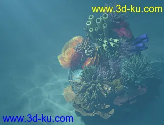 3D打印模型v176 Iray Coral Reef的图片