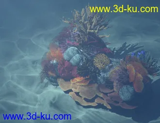 3D打印模型v176 Iray Coral Reef的图片