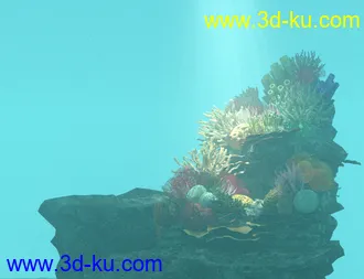 3D打印模型v176 Iray Coral Reef的图片