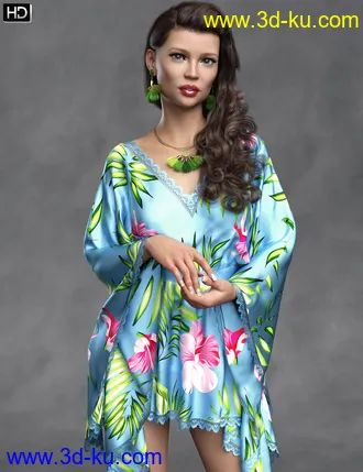 3D打印模型Vallita HD for Genesis 8 Female的图片