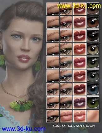 3D打印模型Vallita HD for Genesis 8 Female的图片
