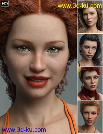 3D打印模型Variety HD Character Morphs for Genesis 8 Female的图片