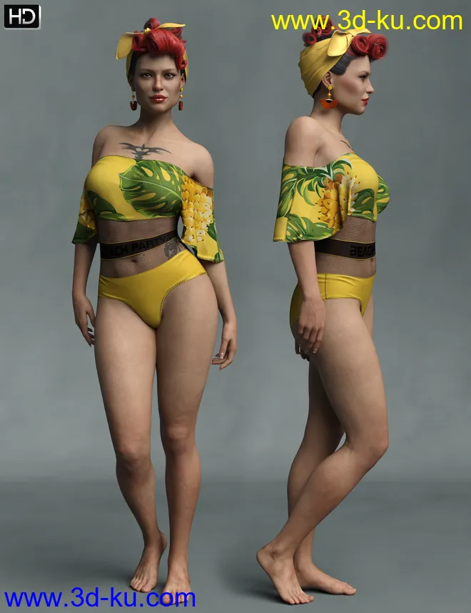 Variety HD Character Morphs for Genesis 8 Female模型的图片7