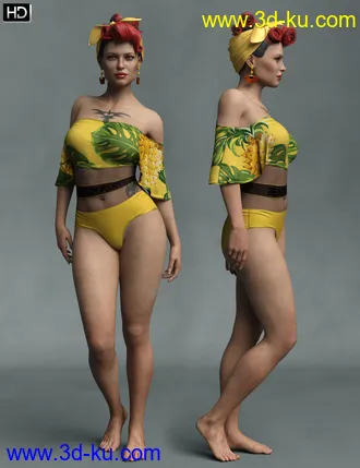 3D打印模型Variety HD Character Morphs for Genesis 8 Female的图片