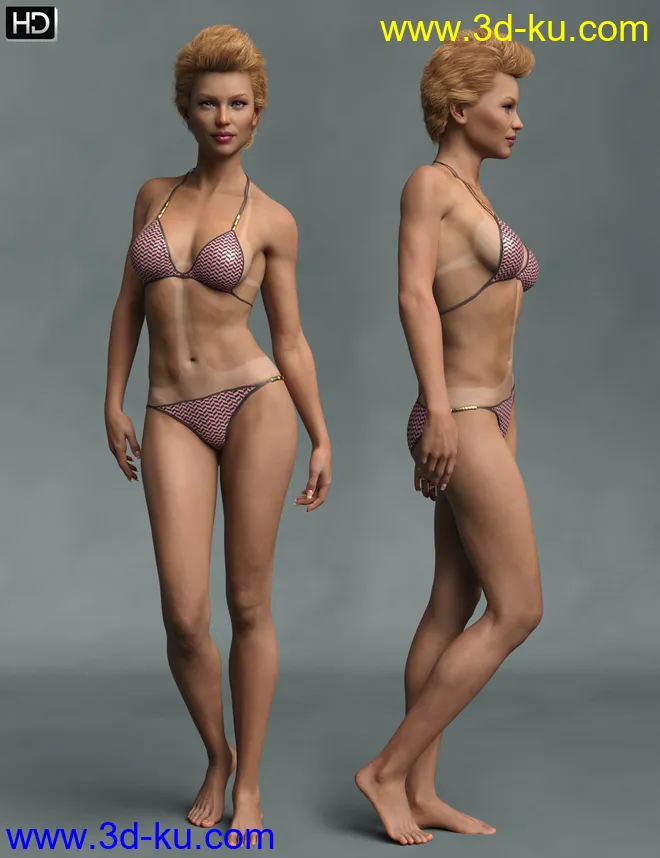 Variety HD Character Morphs for Genesis 8 Female模型的图片9