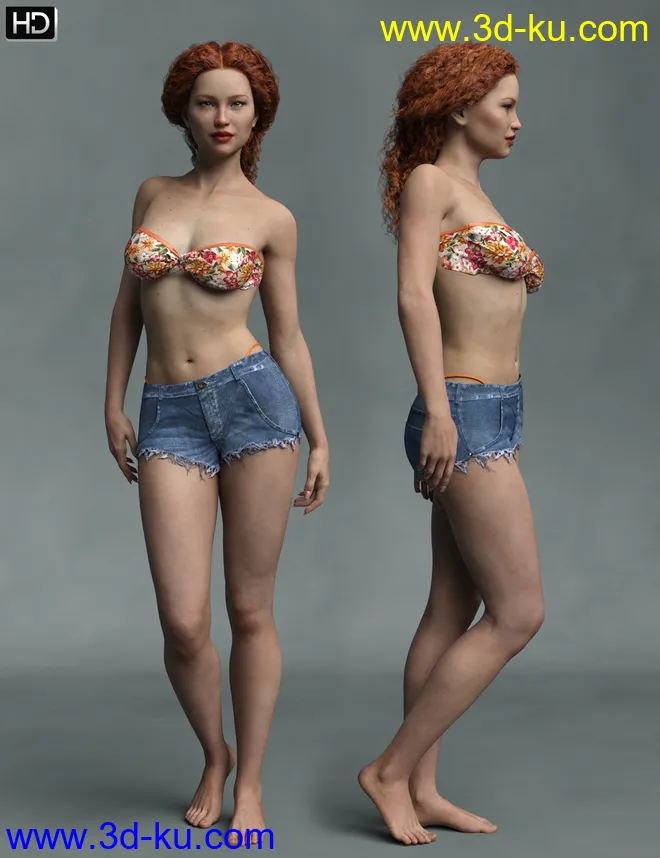 Variety HD Character Morphs for Genesis 8 Female模型的图片11