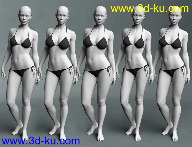 Variety HD Character Morphs for Genesis 8 Female模型的图片13
