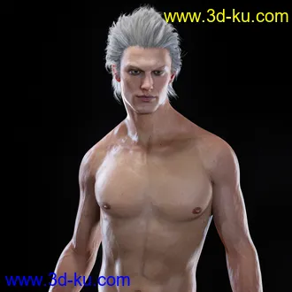 3D打印模型Vergil Devil May Cry 5 for Genesis 8 Male的图片