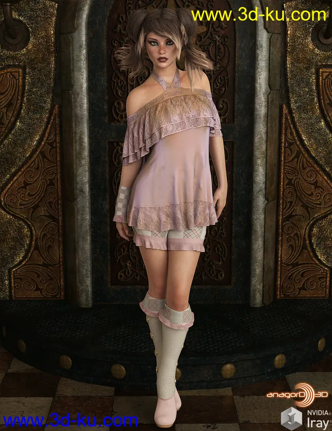 VERSUS - Oh La La dforce outfit for Genesis 8 Females模型的图片1