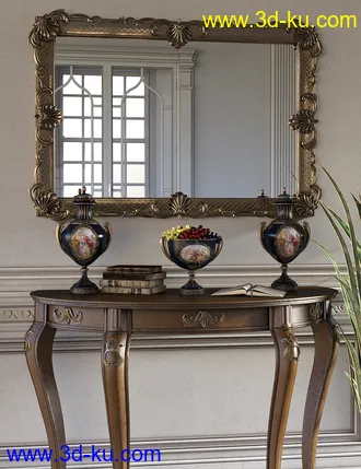 3D打印模型Victorian Decor 1 Iray的图片