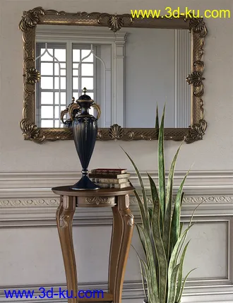 3D打印模型Victorian Decor 1 Iray的图片