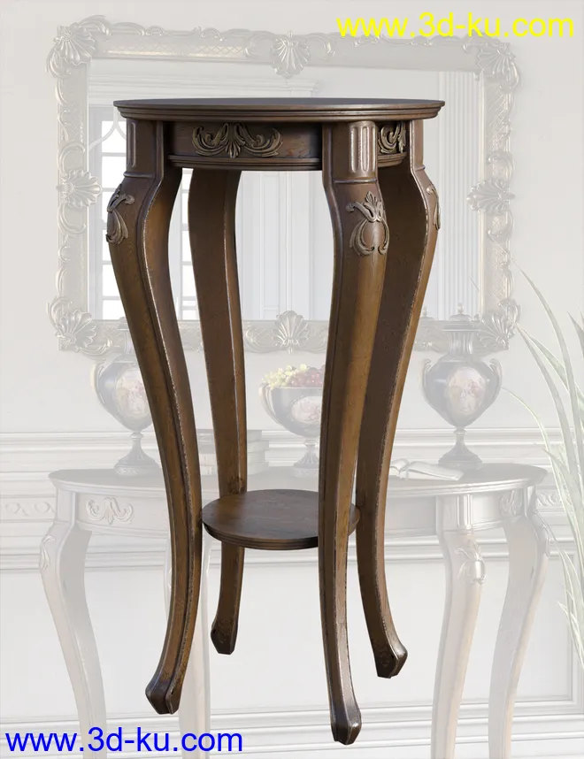 Victorian Decor 1 Iray模型的图片5
