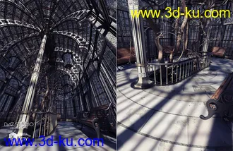 3D打印模型Victorian Iron Conservatory的图片