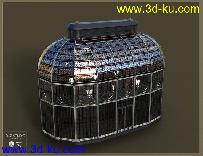 Victorian Iron Conservatory模型的图片6