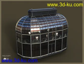 3D打印模型Victorian Iron Conservatory的图片