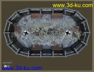 3D打印模型Victorian Iron Conservatory的图片