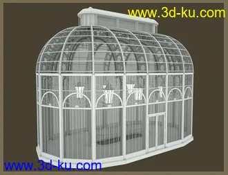 3D打印模型Victorian Iron Conservatory的图片