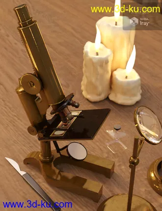 3D打印模型Victorian Microscopy的图片