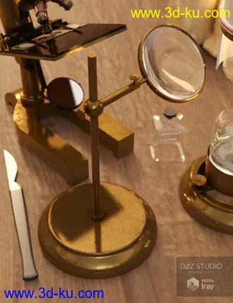 3D打印模型Victorian Microscopy的图片