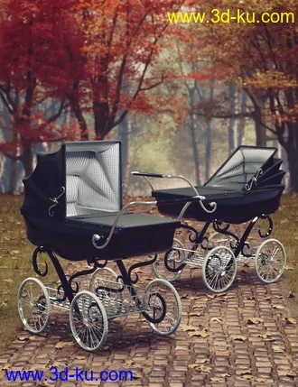 3D打印模型Victorian Pram的图片