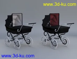 3D打印模型Victorian Pram的图片