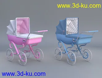 3D打印模型Victorian Pram的图片