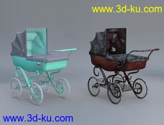 3D打印模型Victorian Pram的图片