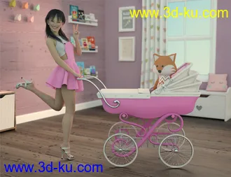 3D打印模型Victorian Pram的图片
