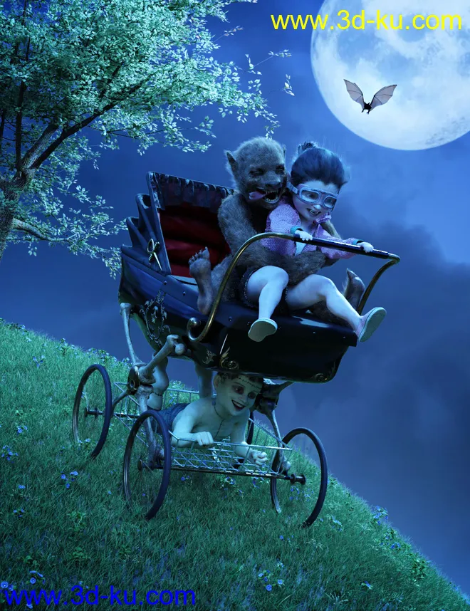 Victorian Pram Add-On模型的图片1