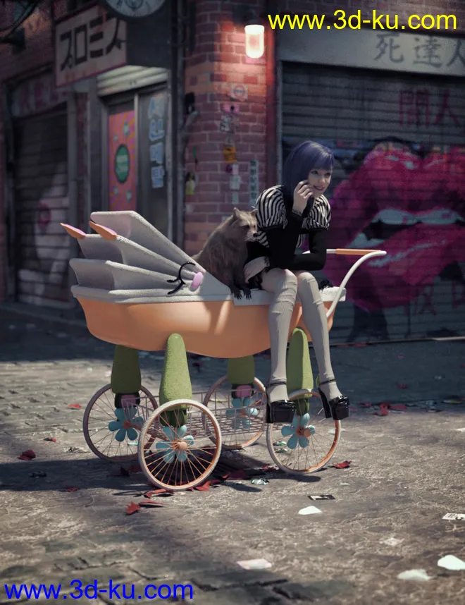 Victorian Pram Add-On模型的图片4