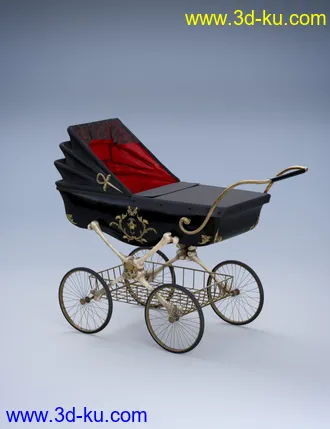 3D打印模型Victorian Pram Add-On的图片