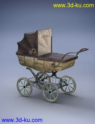 3D打印模型Victorian Pram Add-On的图片