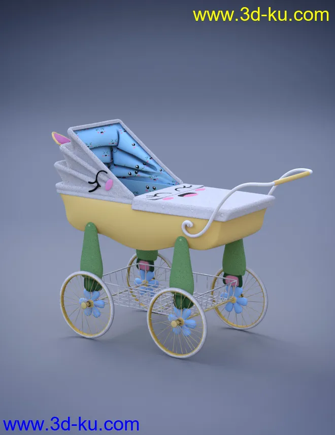 Victorian Pram Add-On模型的图片10