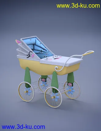3D打印模型Victorian Pram Add-On的图片