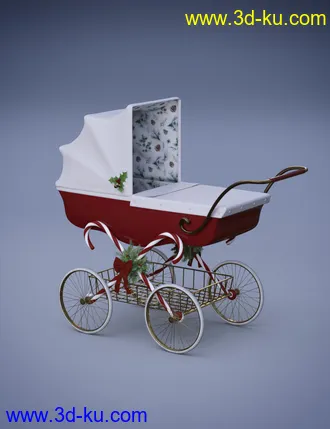 3D打印模型Victorian Pram Add-On的图片