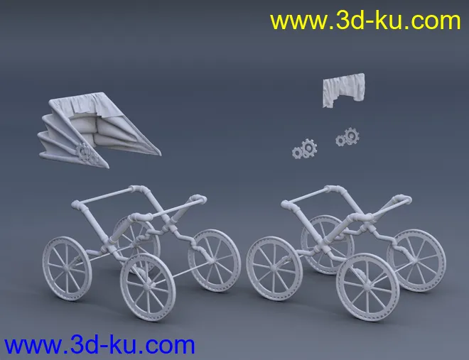 Victorian Pram Add-On模型的图片15
